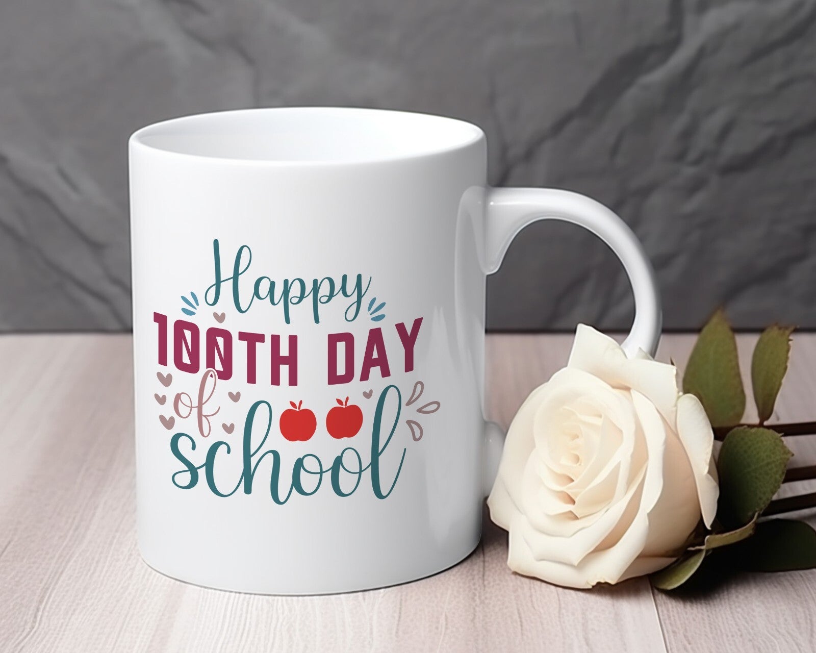 100th day of school Novelty mug 11 oz
