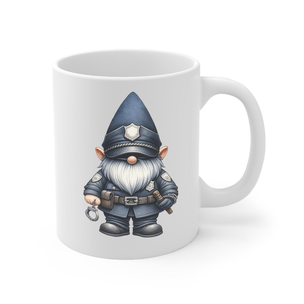 Police gnome novelty mug multiple variations types birthday cop graduation