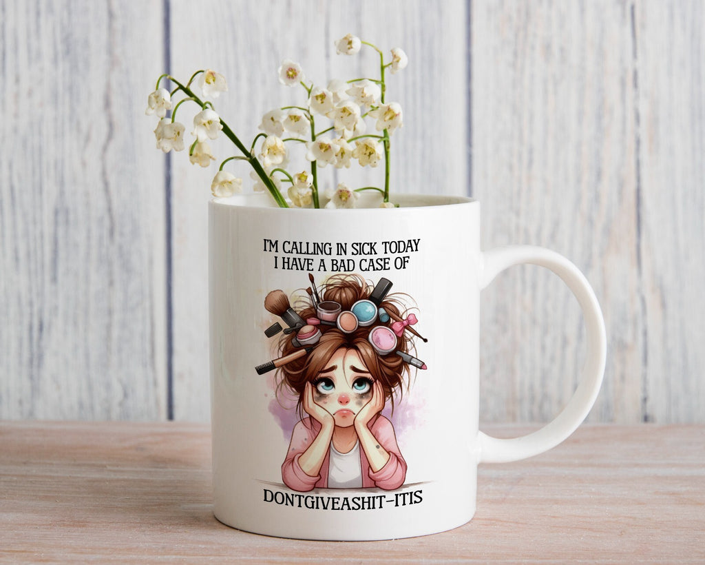 Don't Give a Sh*t Novelty Mug Gift Calling in Sick Coffee Cup