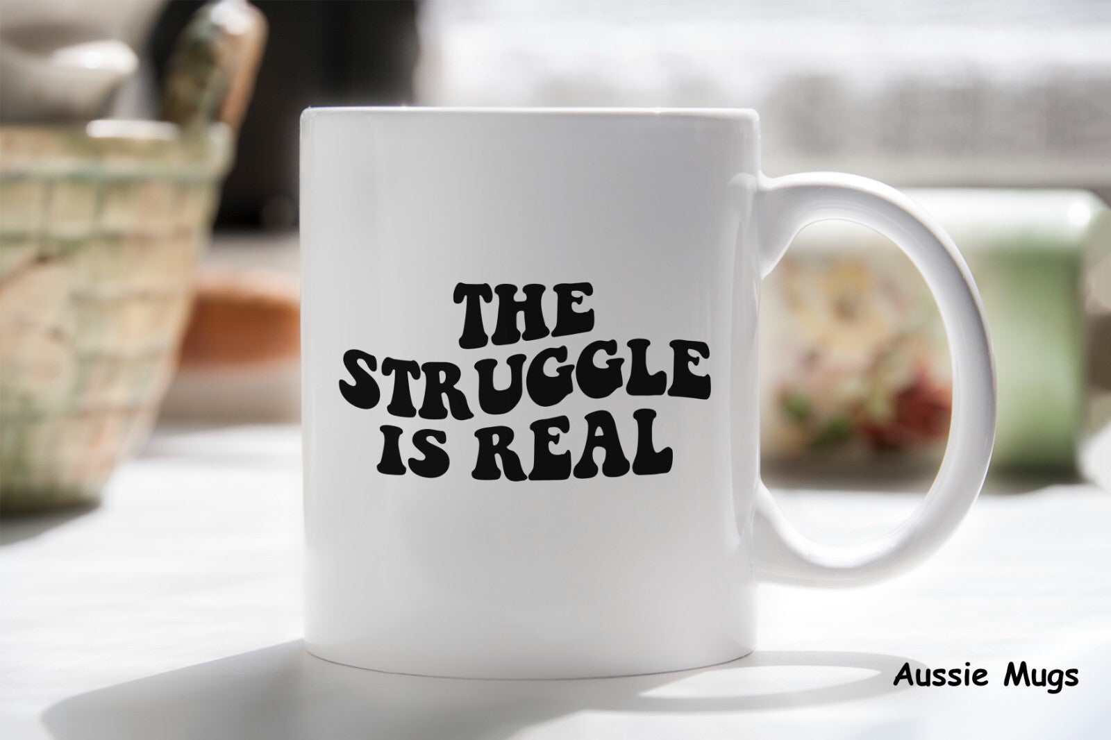 Real Struggle Novelty mug gift coffee cup
