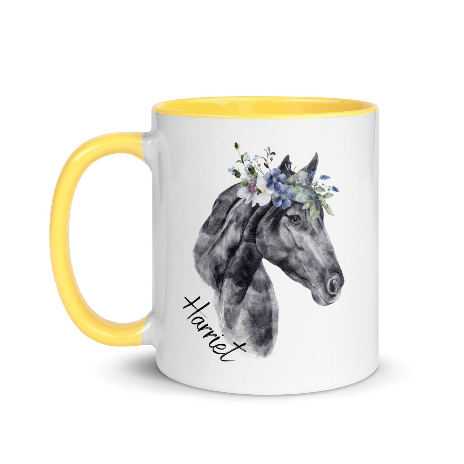 Personalised horse name mug animal customise novelty christmas gift secret santa