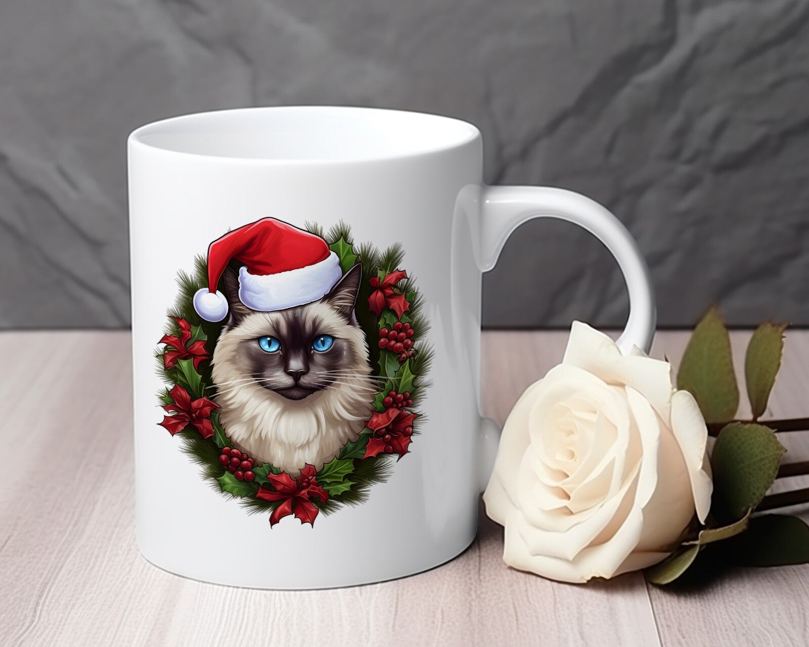 Ragdoll Cat christmas Novelty Mug 11 oz funny