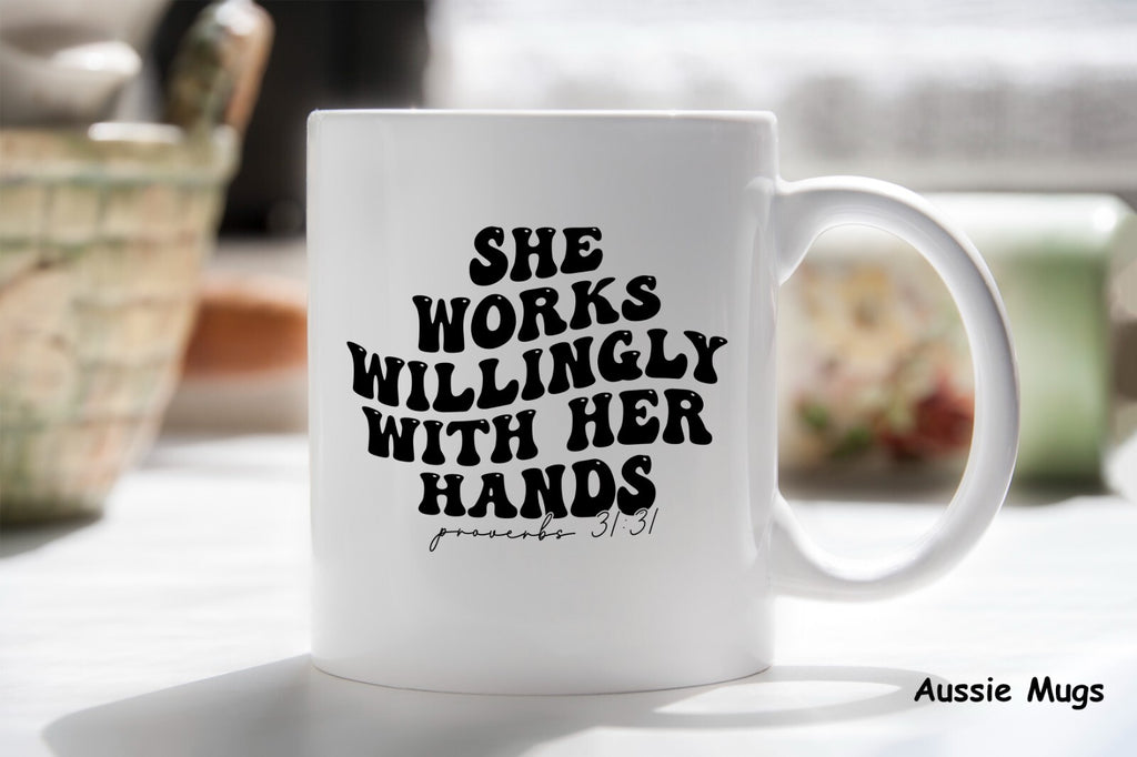 Female Tradie Gift Novelty mug gift coffee cup