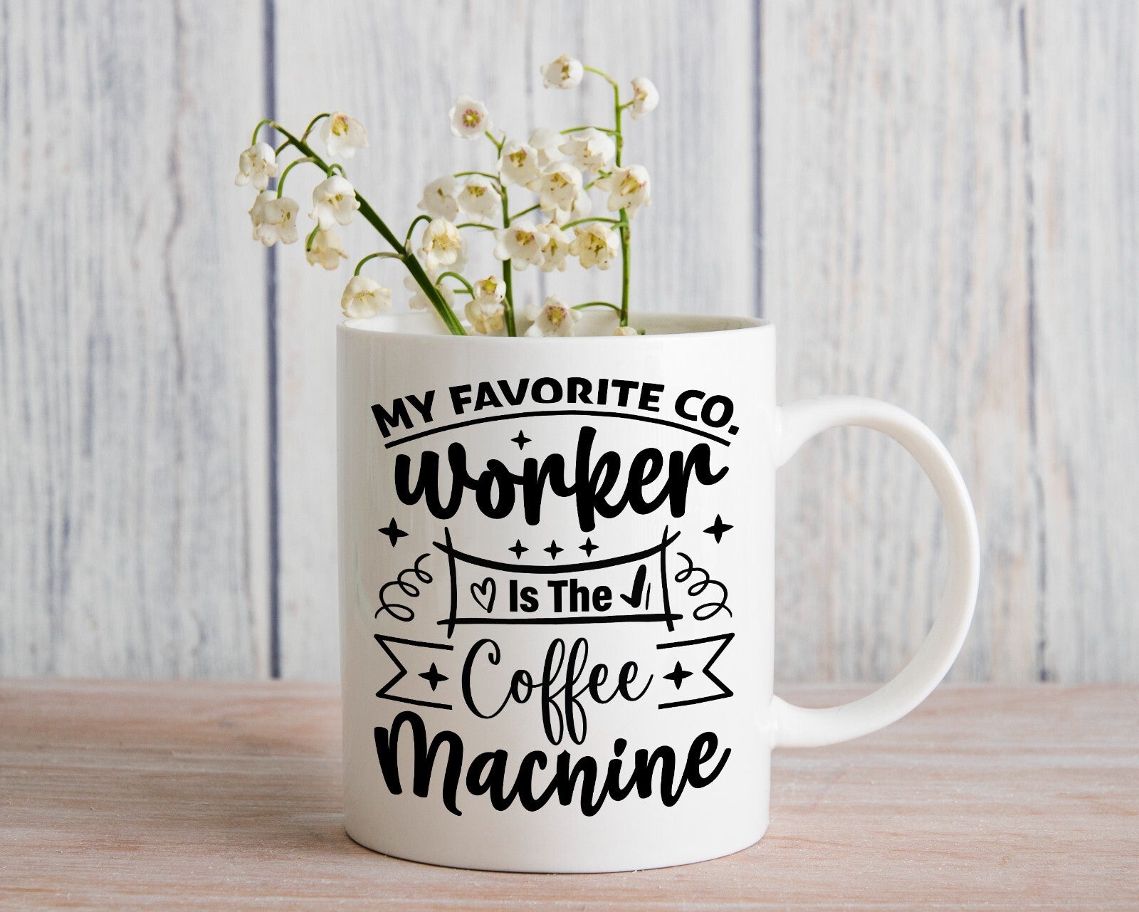 Work Coffee Machine Novelty Mug Gift Coffee Cup