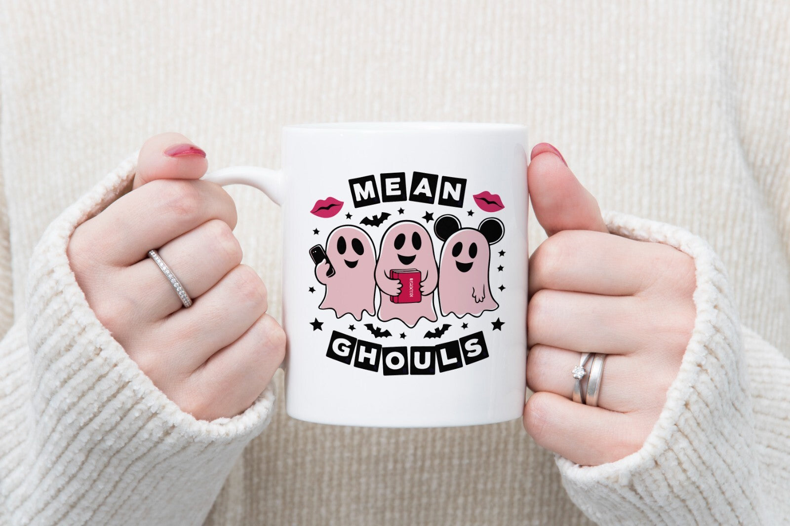 Mean Ghouls Girls Halloween Novelty Mug Gift Coffee Cup