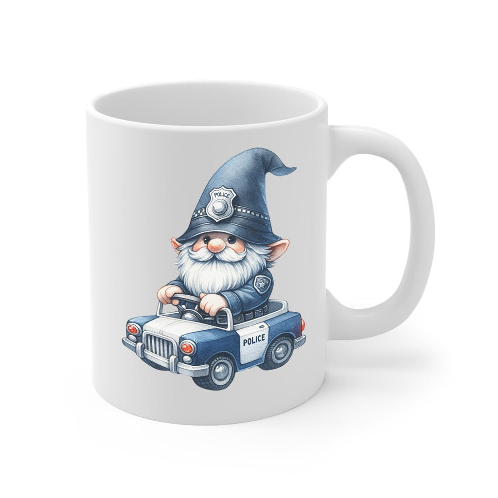 Police gnome novelty mug multiple variations types birthday cop graduation