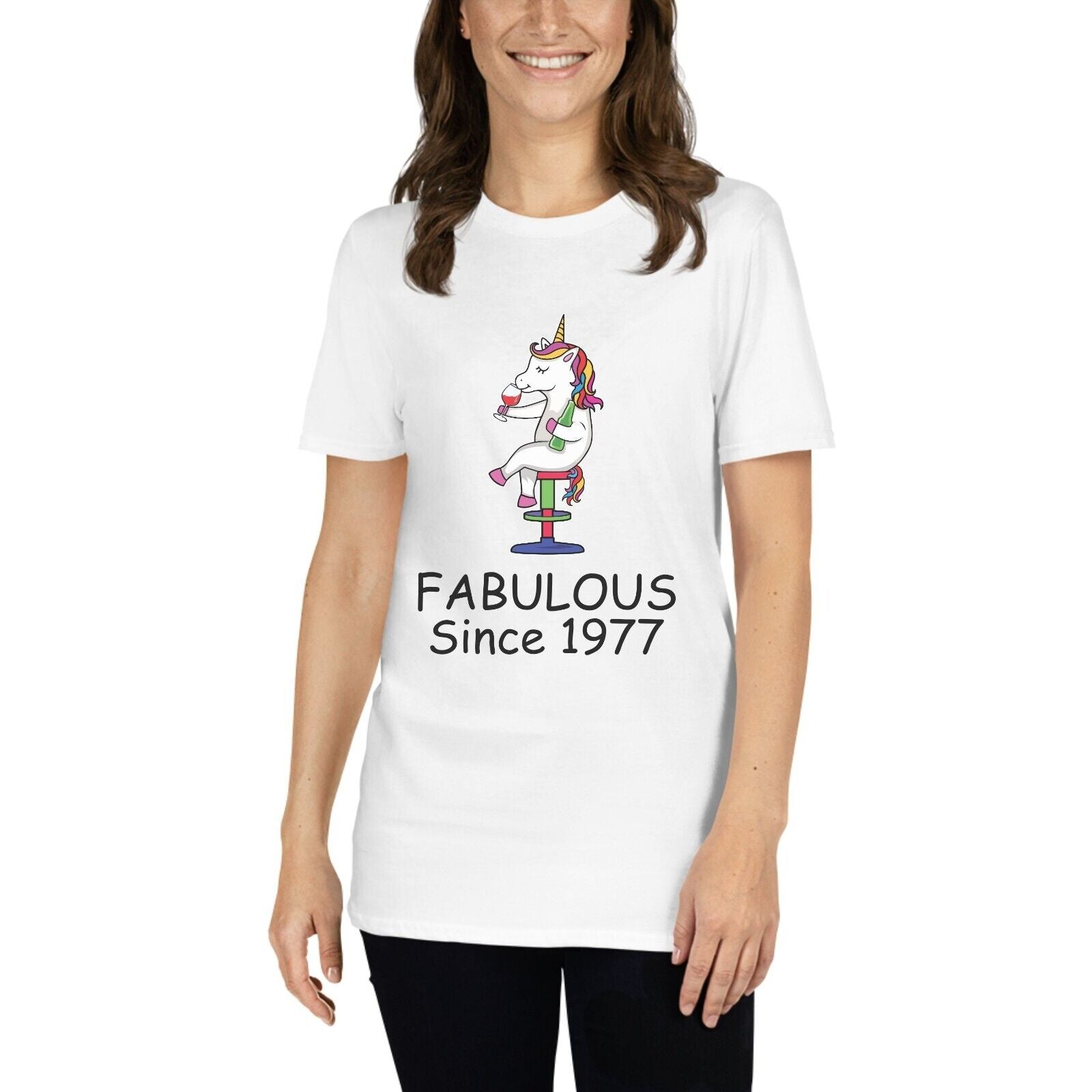 47 year old birthday t-shirt fabulous Since 1977 tshirt 47th birthday gift wine