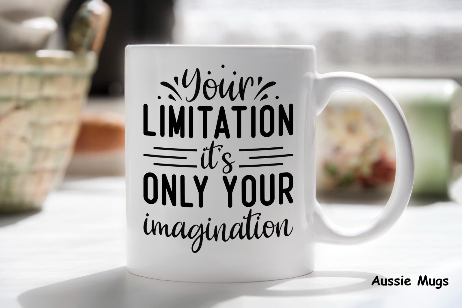 Limited Only By Your Imagination Novelty mug gift coffee cup