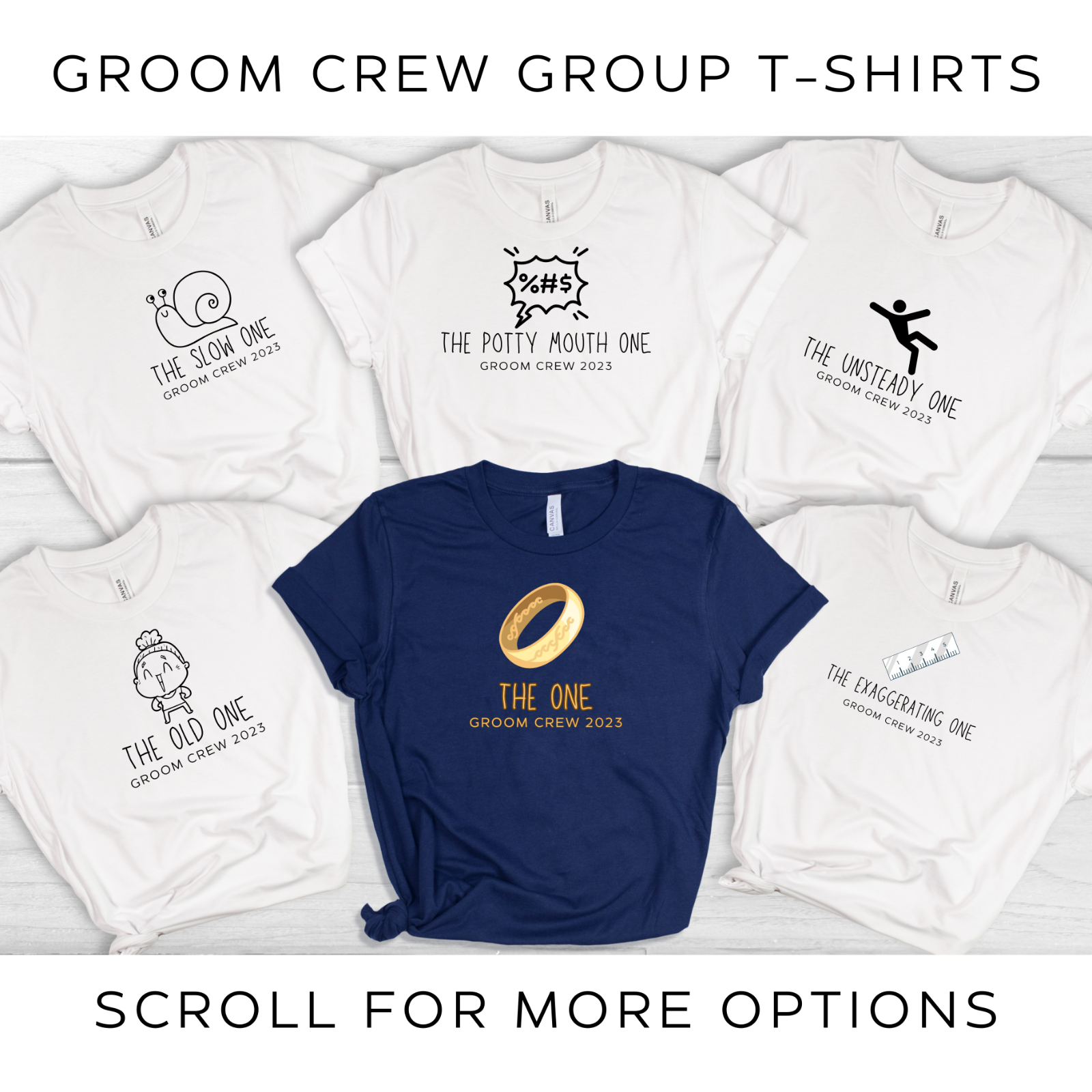 Bachelor party group t-shirts Buck party shirts Groom crew tshirts