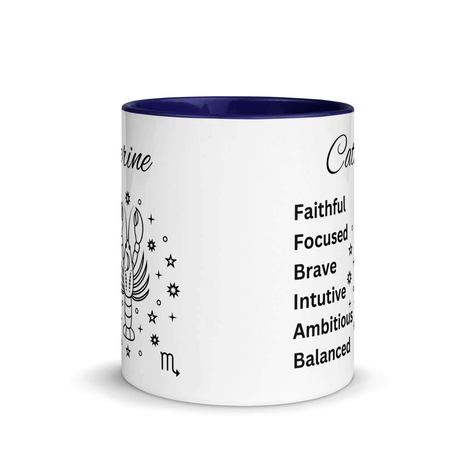 Personalised zodiac mug scorpio Horoscope star sign mug