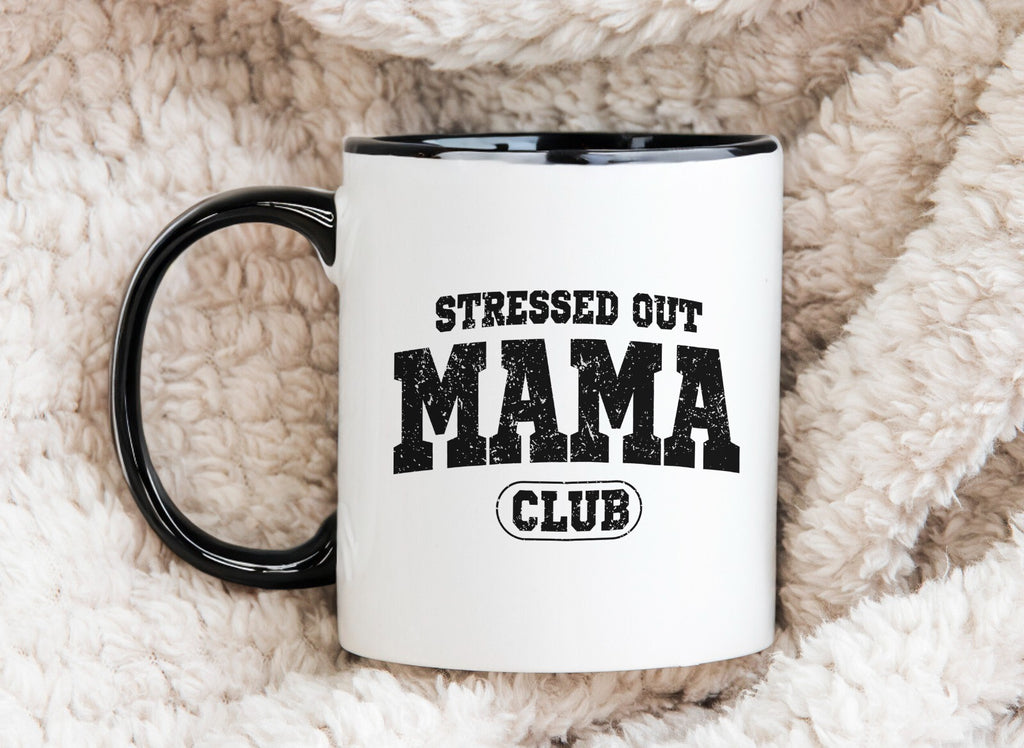 Stressed Out Mama Club Novelty Mug Gift Coffee Cup