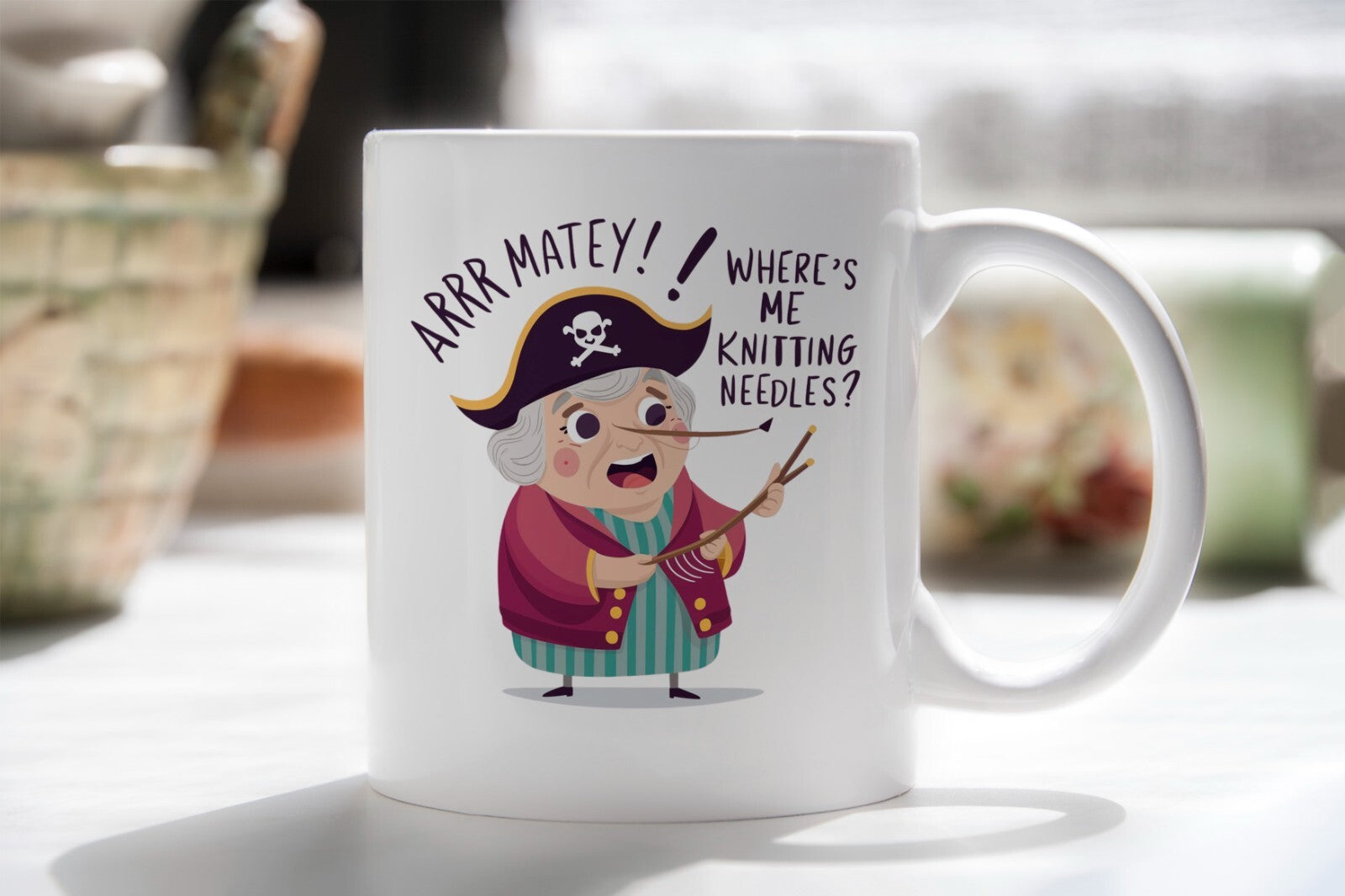 Grandma Knitter Gift Granny Novelty Mug Gift Coffee Cup