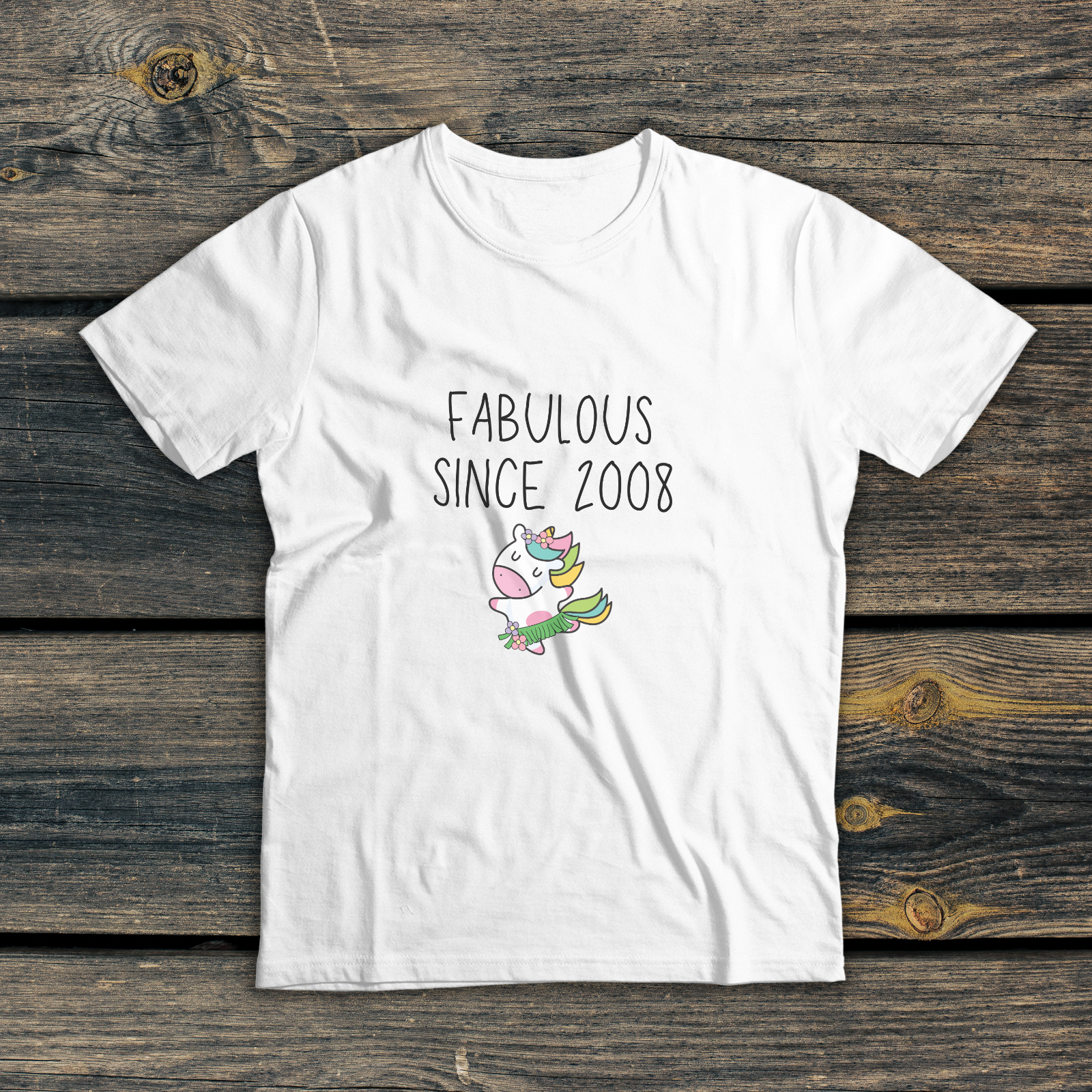 16 year old birthday t-shirt fabulous Since 2008 tshirt 16th birthday gift