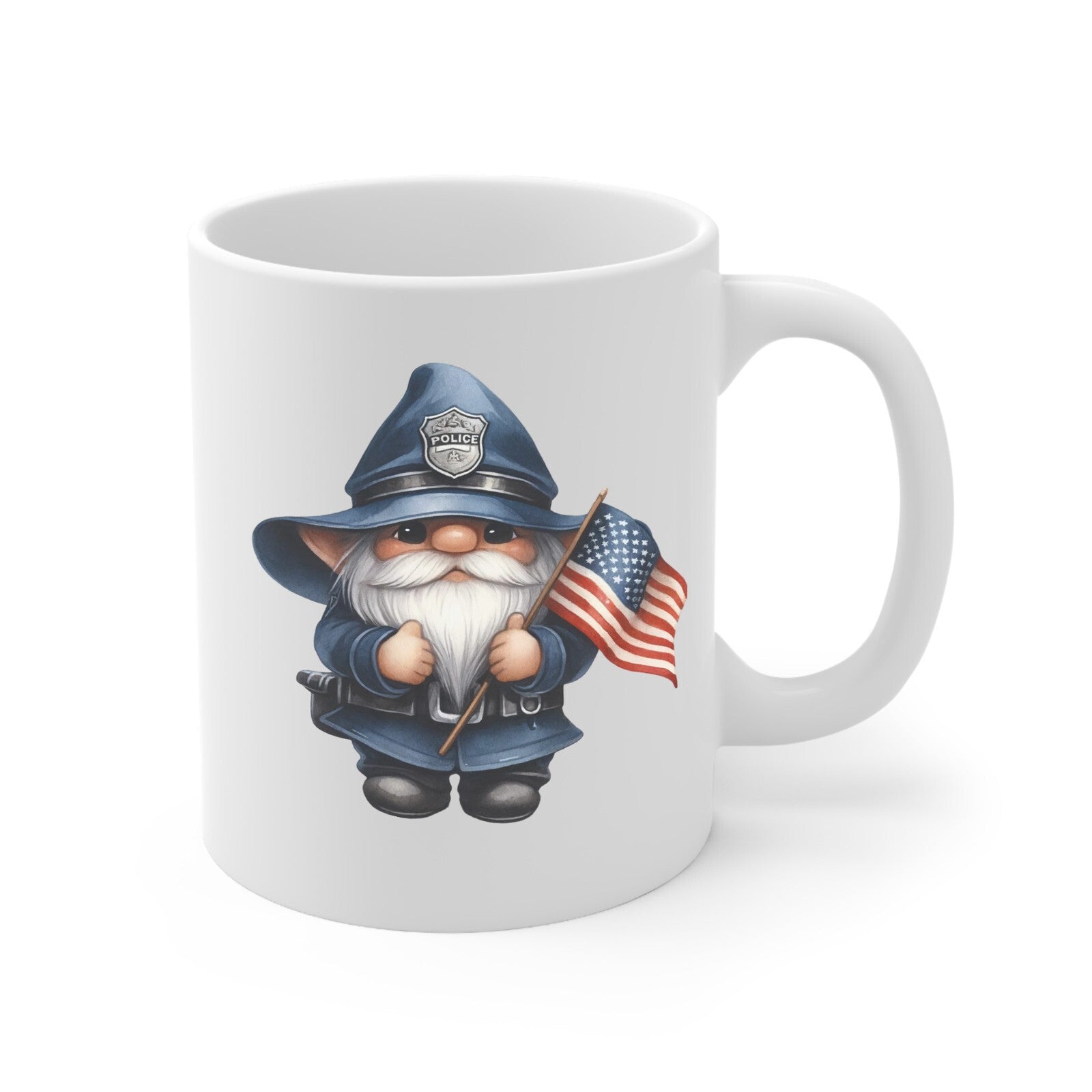 Police gnome novelty mug multiple variations types birthday cop graduation