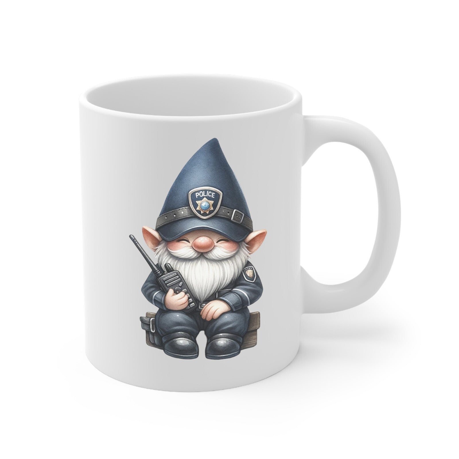 Police gnome novelty mug multiple variations types birthday cop graduation