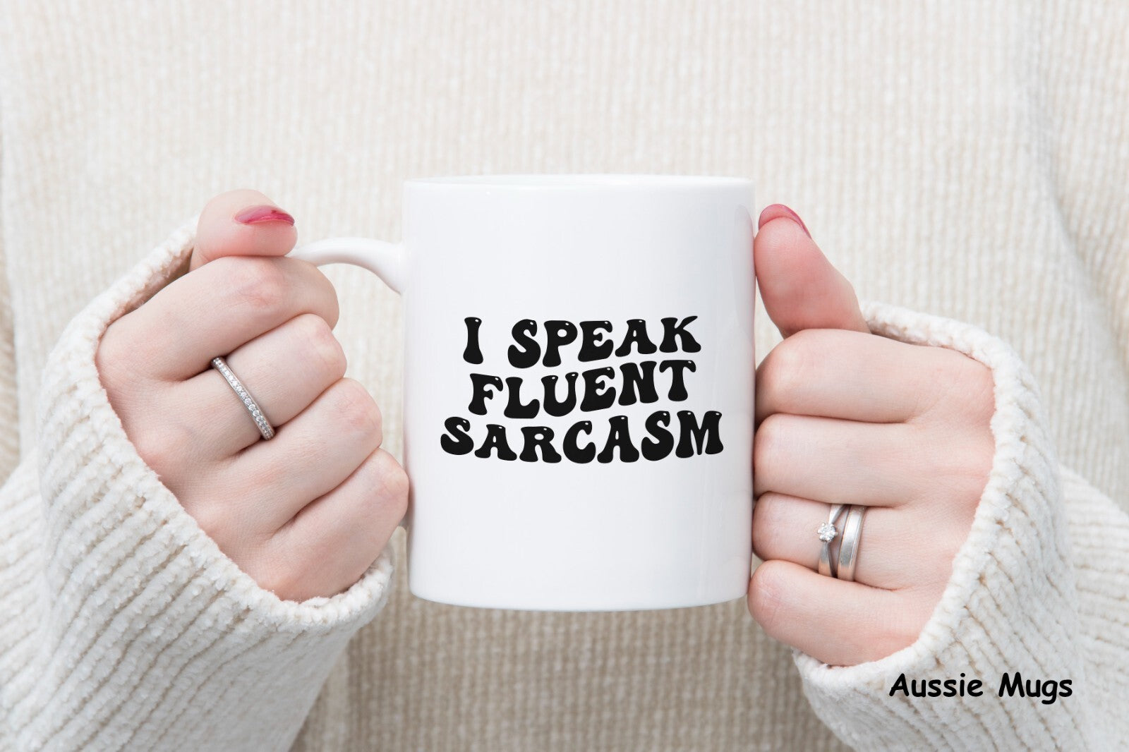 I Speak Fluent Sarcasm Novelty mug gift coffee cup 11 Oz New