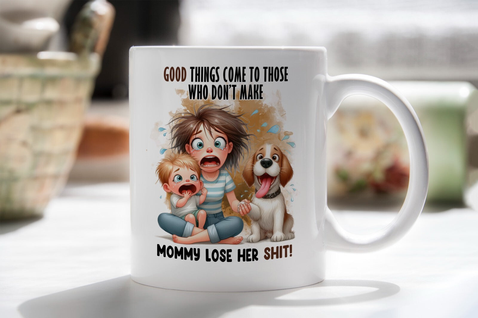 Mommy Lose her Sh*t Novelty Mug Gift Coffee Cup