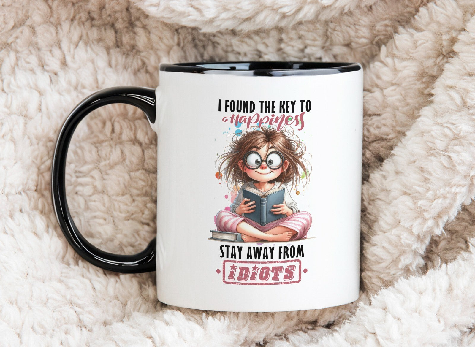 Stay Away from Idiots Funny Novelty Mug Gift Coffee Cup