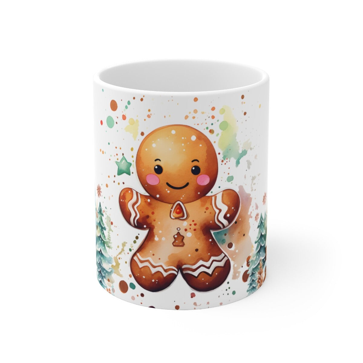 Christmas novelty mug gingerbread man mug