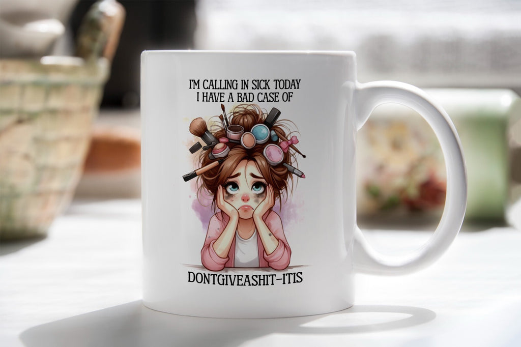 Don't Give a Sh*t Novelty Mug Gift Calling in Sick Coffee Cup