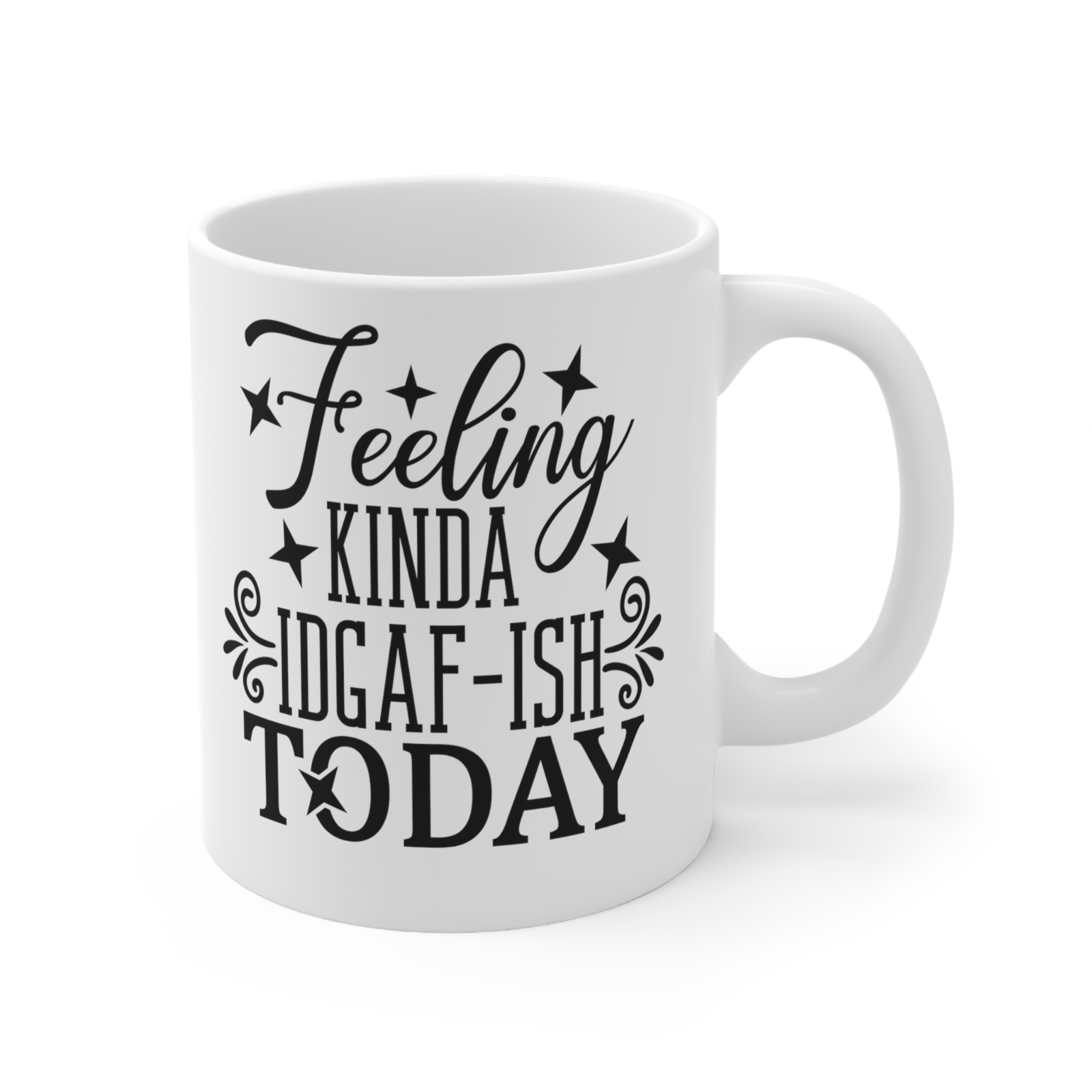 sarcastic mug idgaf I don't care today having a bad hair day mug for christmas