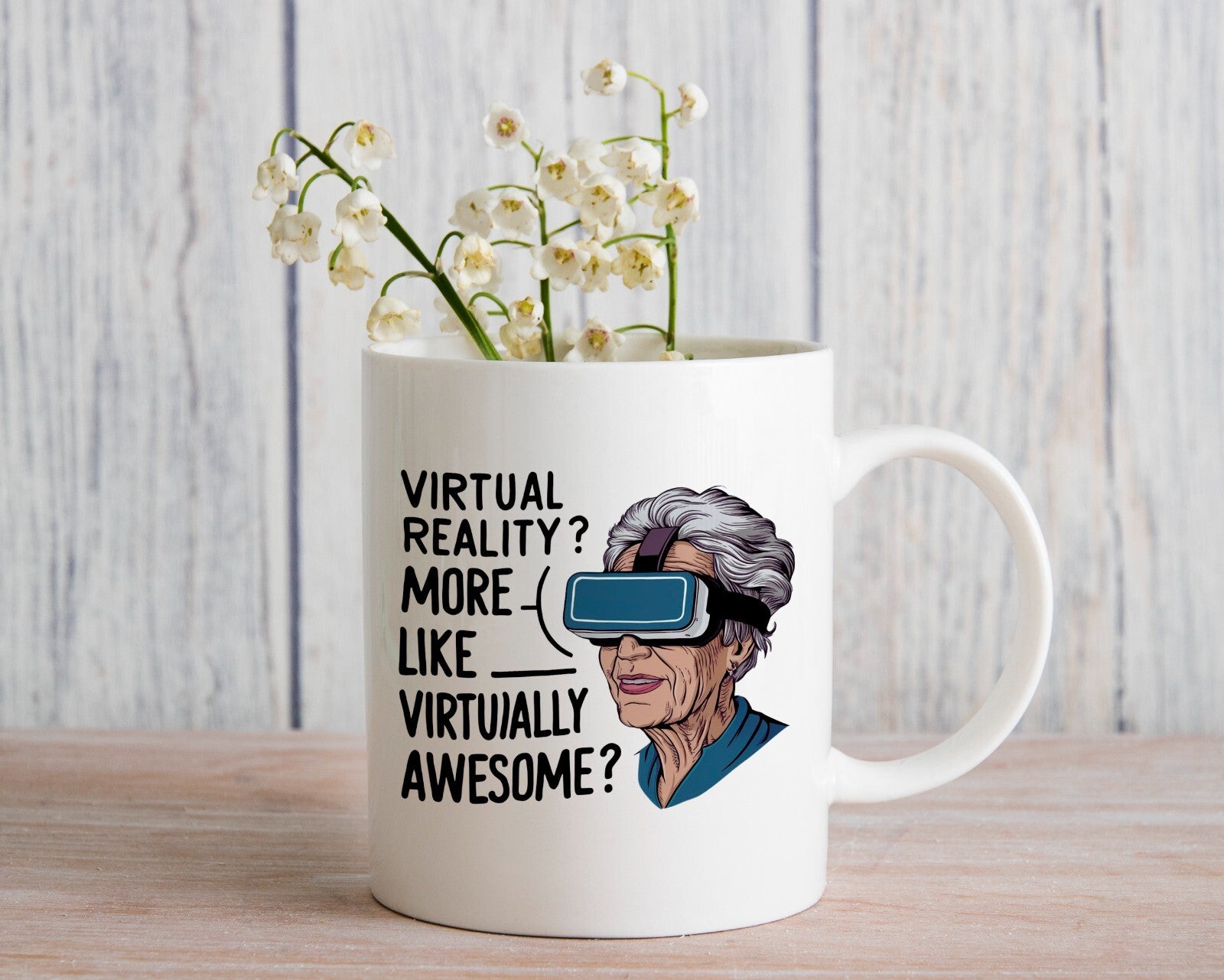 VR Grandma Gift Granny Novelty Mug Gift Coffee Cup