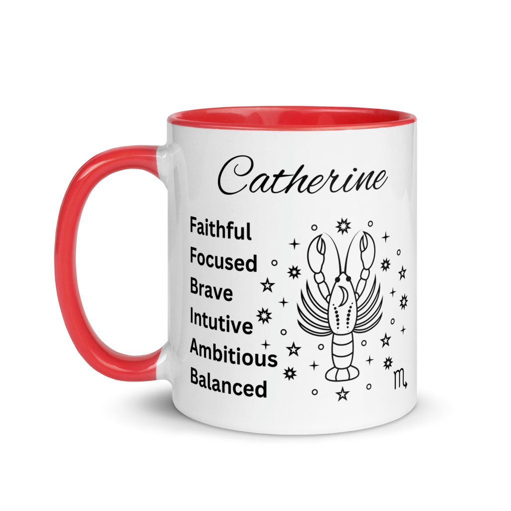 Personalised zodiac mug scorpio Horoscope star sign mug