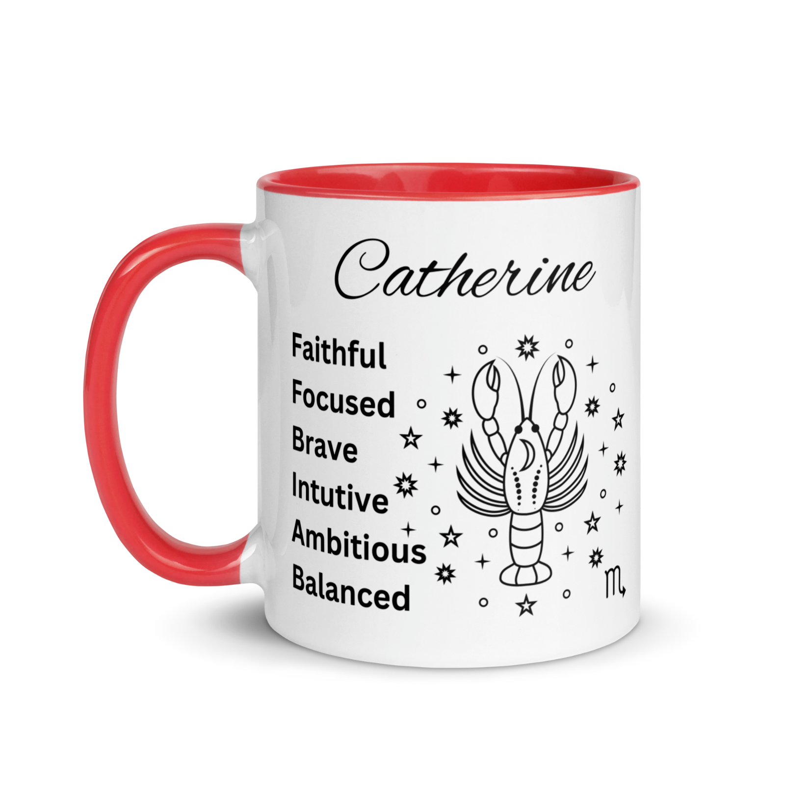 Personalised zodiac mug scorpio Horoscope star sign mug