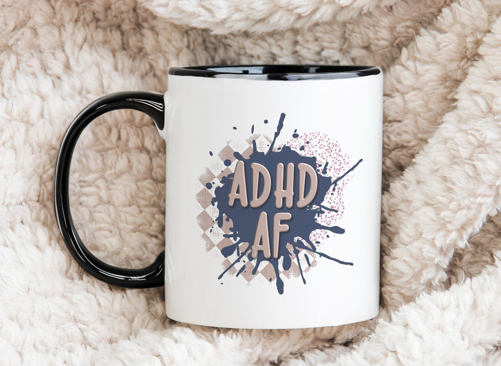 ADHD AF Novelty Mug Gift Coffee Cup