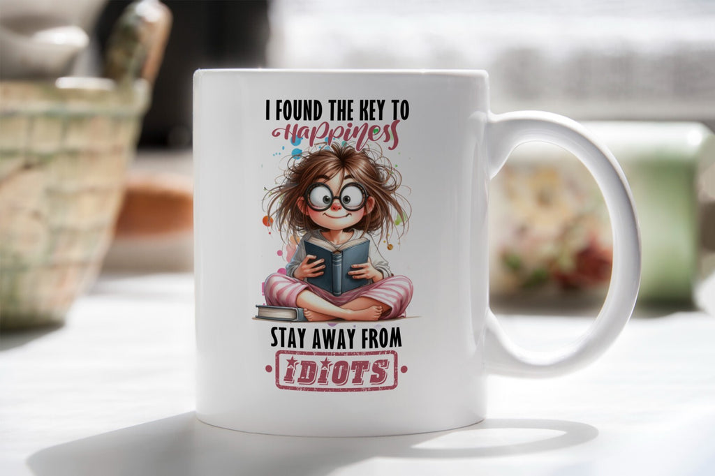 Stay Away from Idiots Funny Novelty Mug Gift Coffee Cup