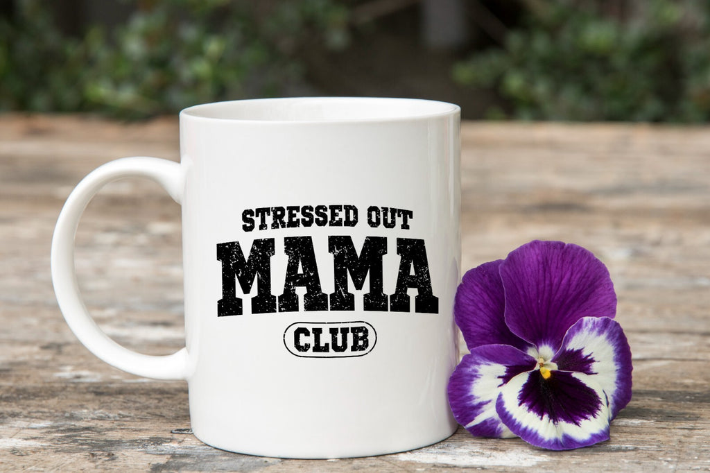 Stressed Out Mama Club Novelty Mug Gift Coffee Cup