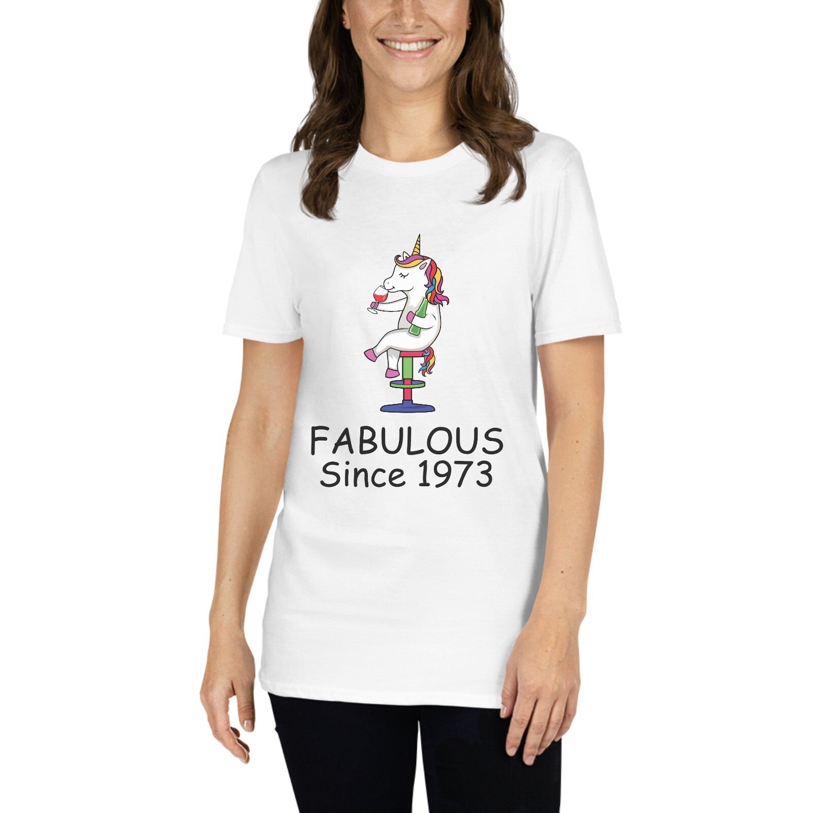 51 year old birthday t-shirt fabulous Since 1973 tshirt 51st birthday gift wine
