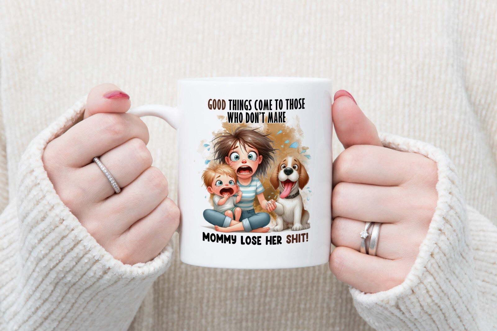 Mommy Lose her Sh*t Novelty Mug Gift Coffee Cup