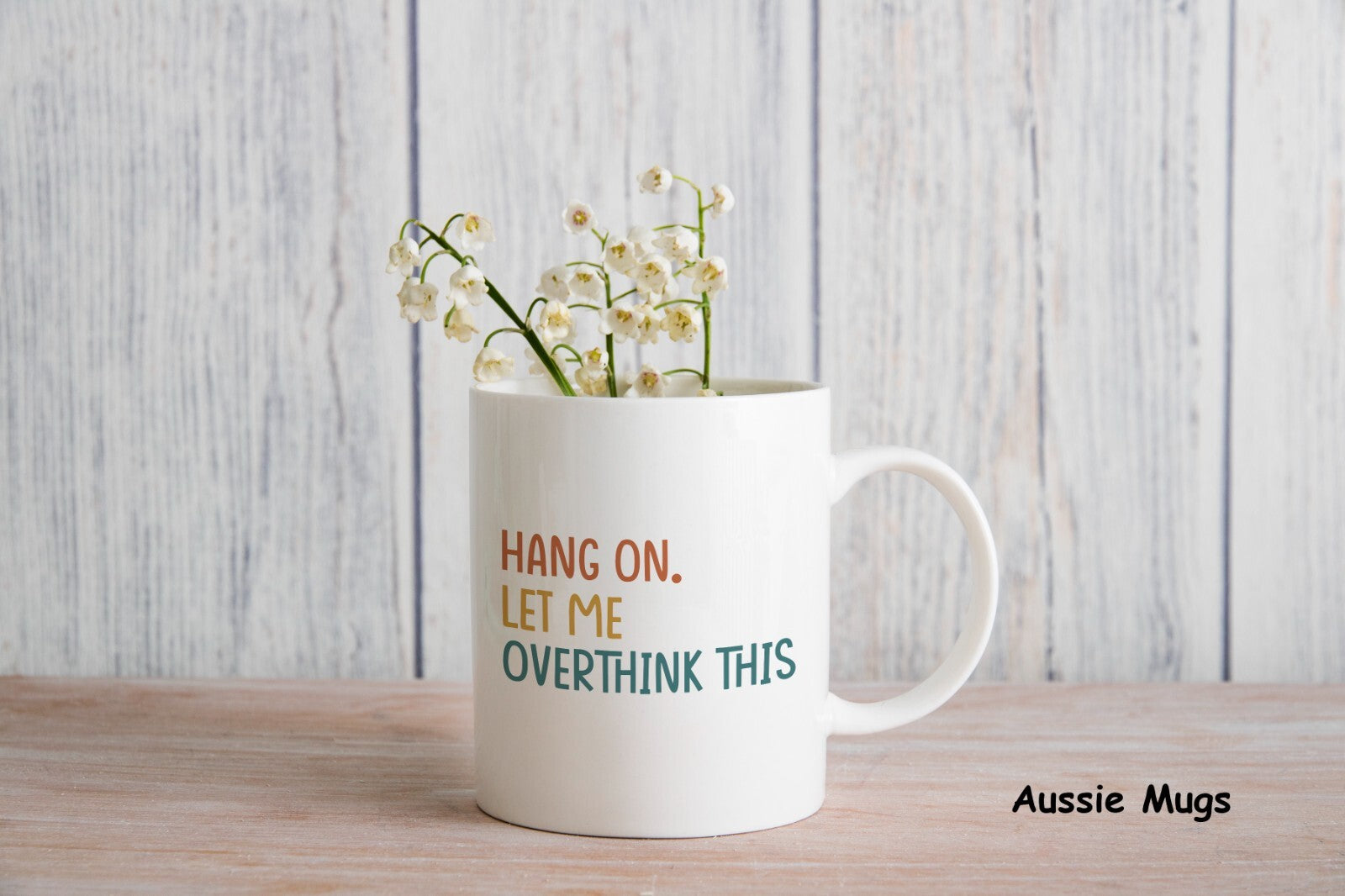 Hang On Let Me Overthink This Novelty mug gift coffee cup
