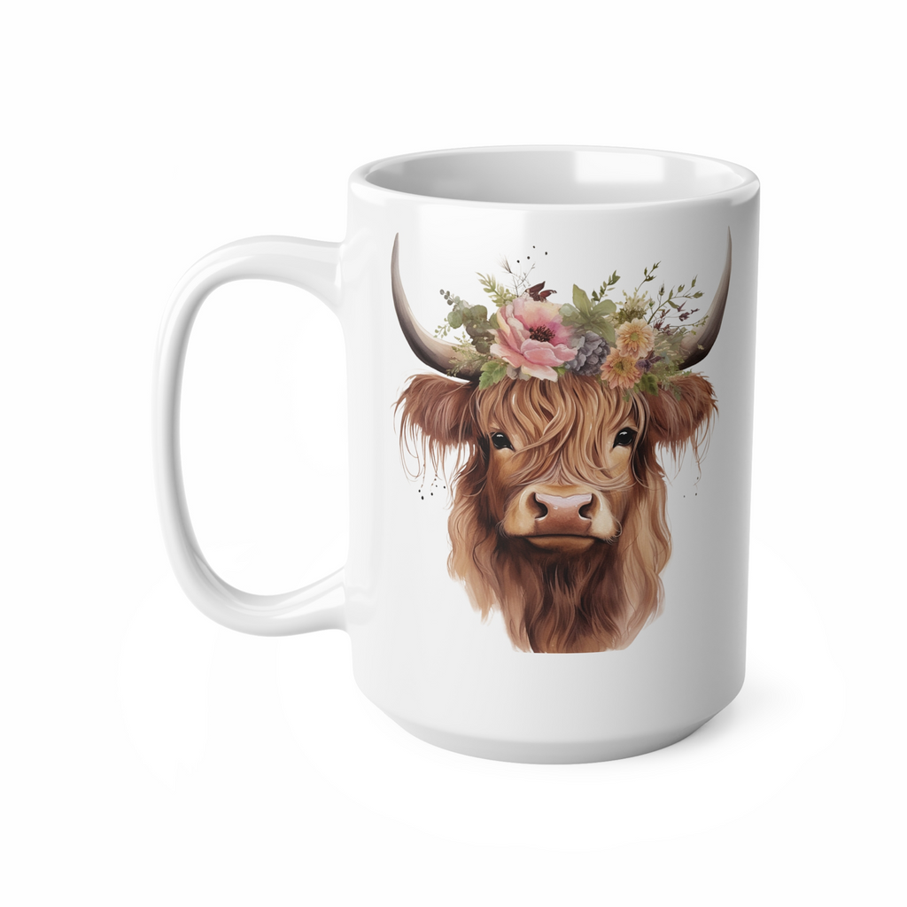 Highland Cow Lover Gift Novelty Mug Mother’s Day Coffee Cup New