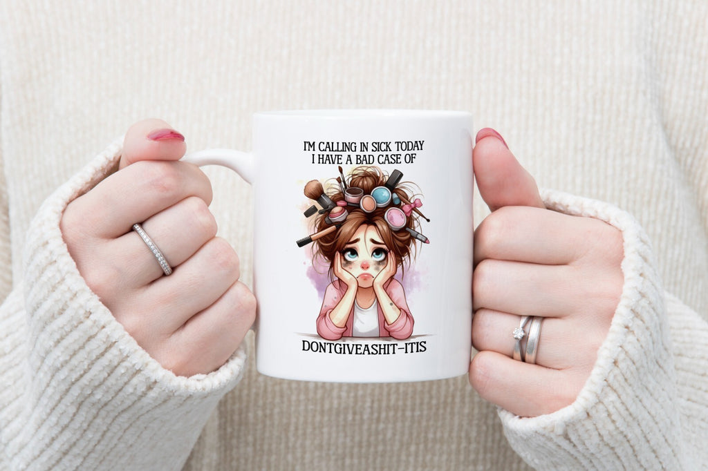 Don't Give a Sh*t Novelty Mug Gift Calling in Sick Coffee Cup