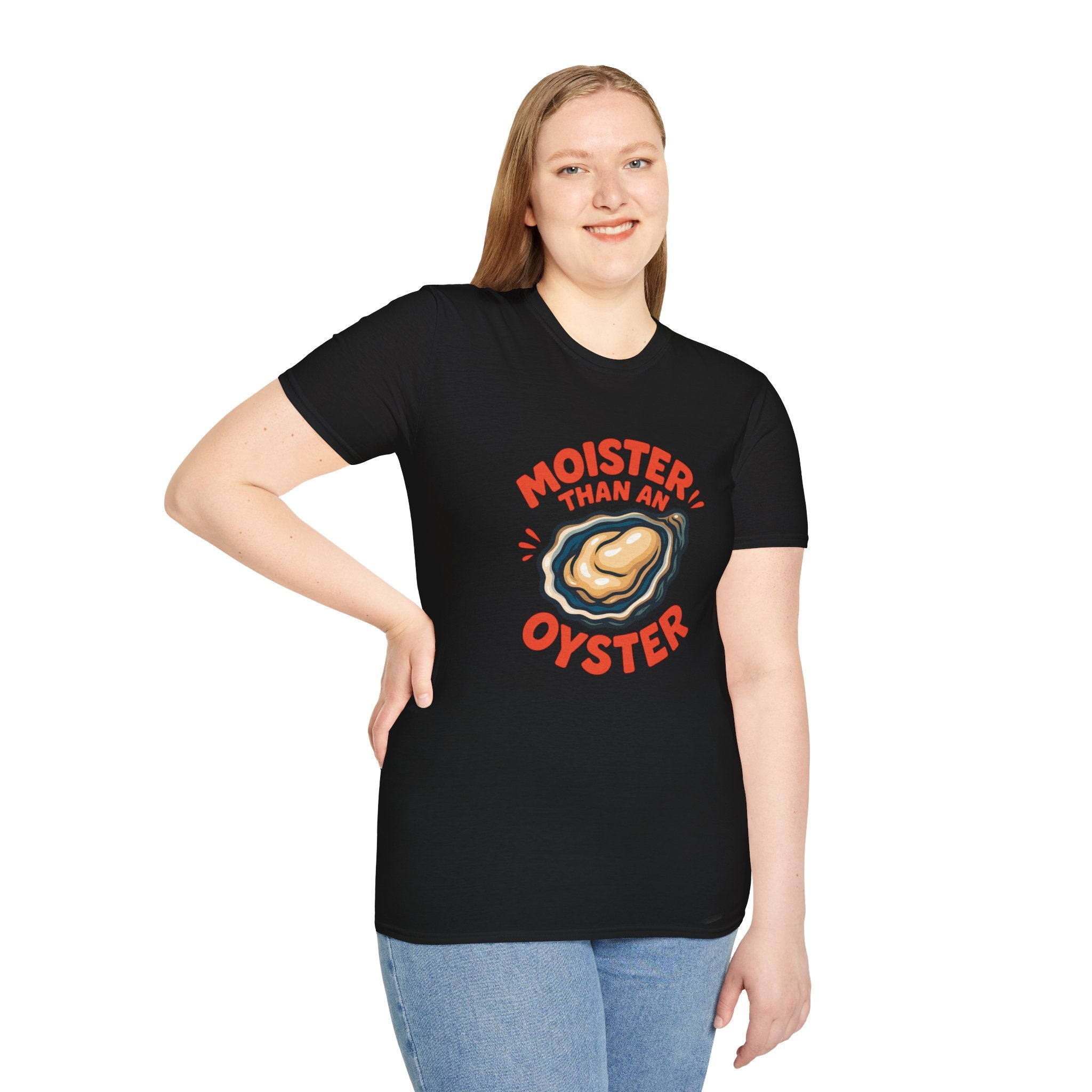 Moister than an Oyster Funny Adult T-Shirt