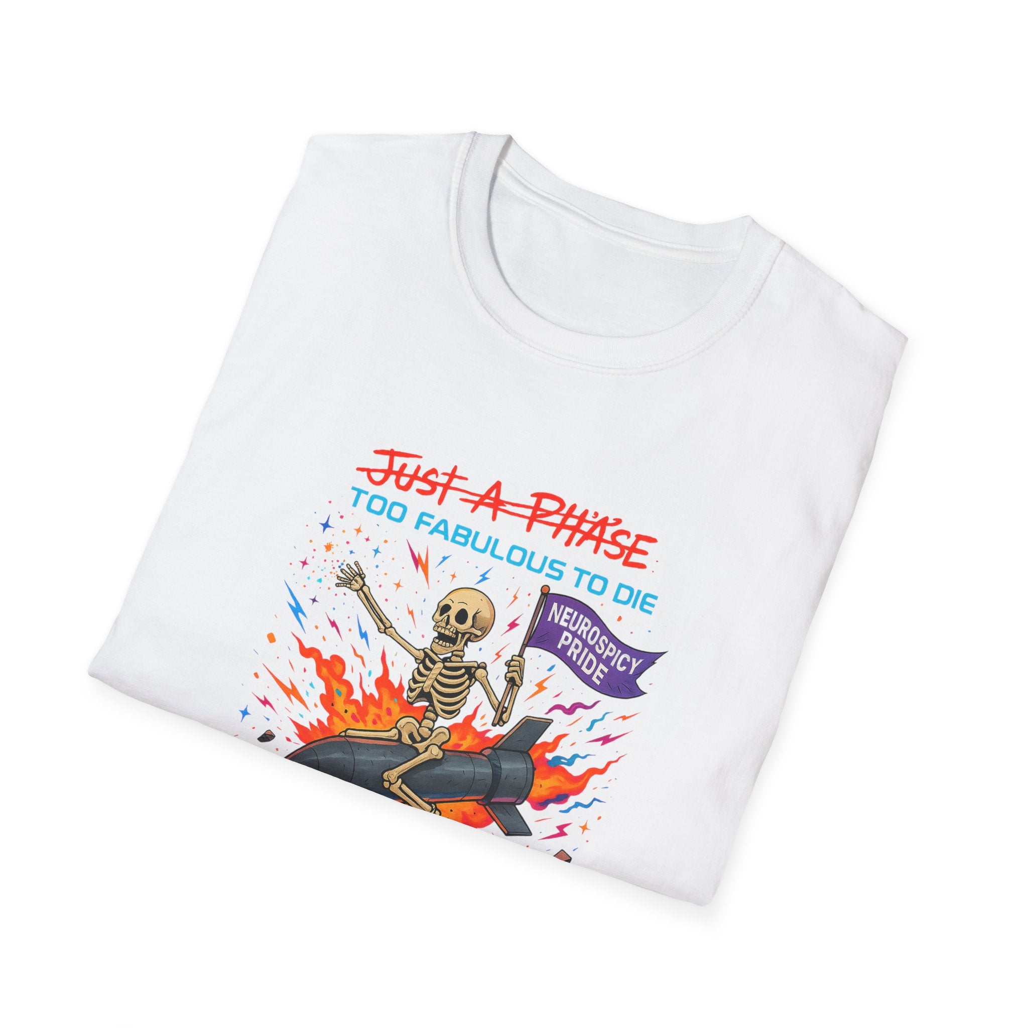 Autistic and Gay Neurospicy T-Shirt