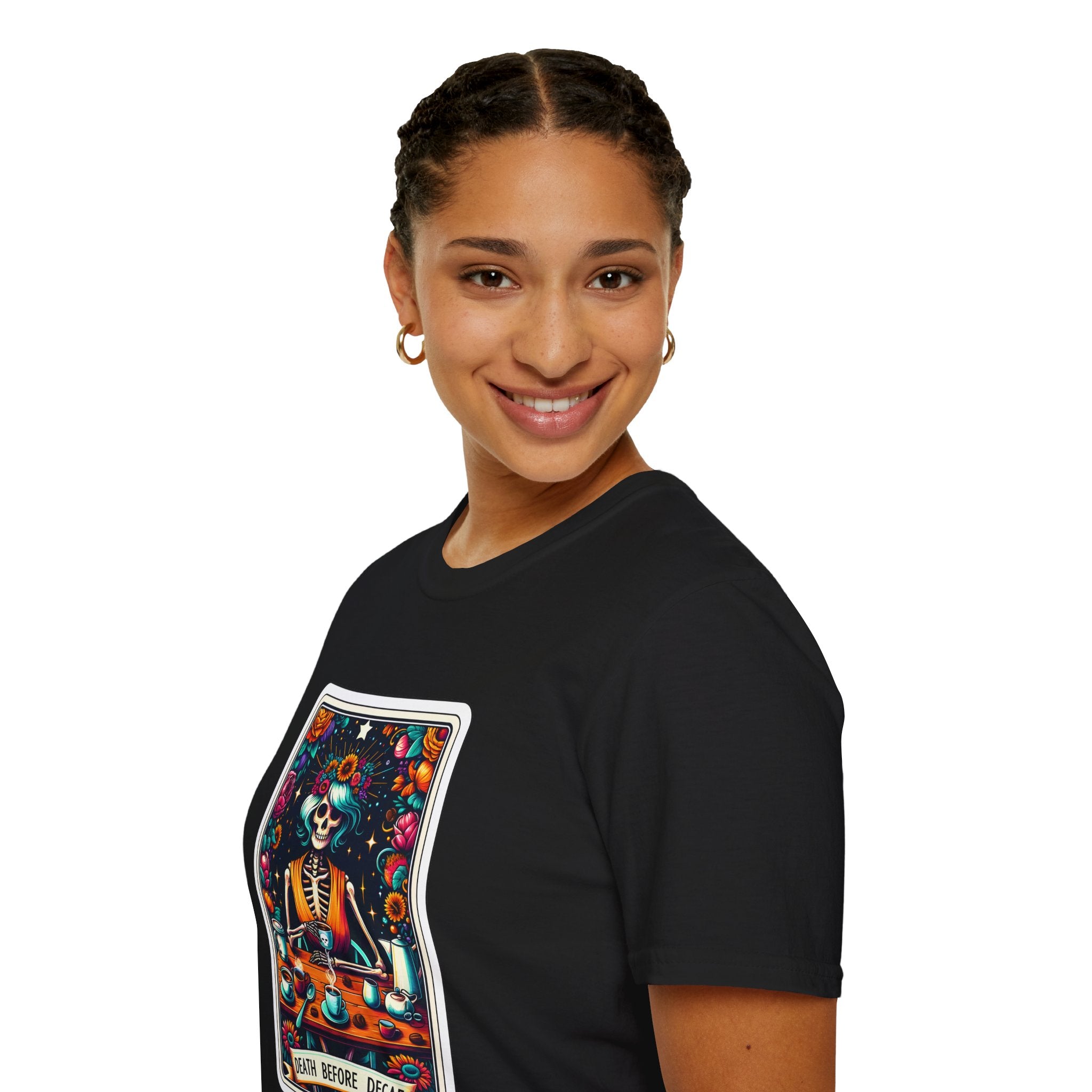 Tarot Card Death Before Decaf T-Shirt