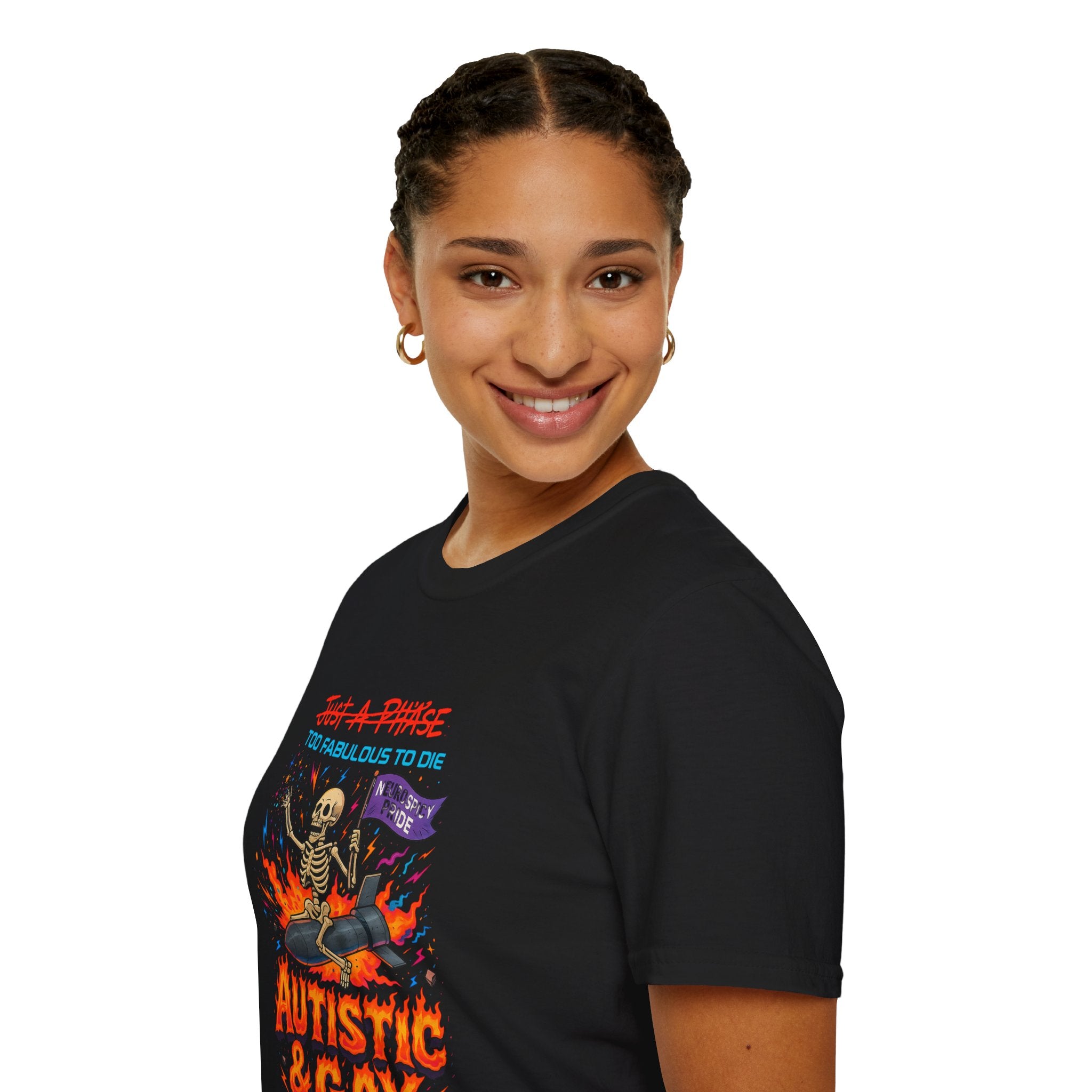 Autistic and Gay Neurospicy T-Shirt