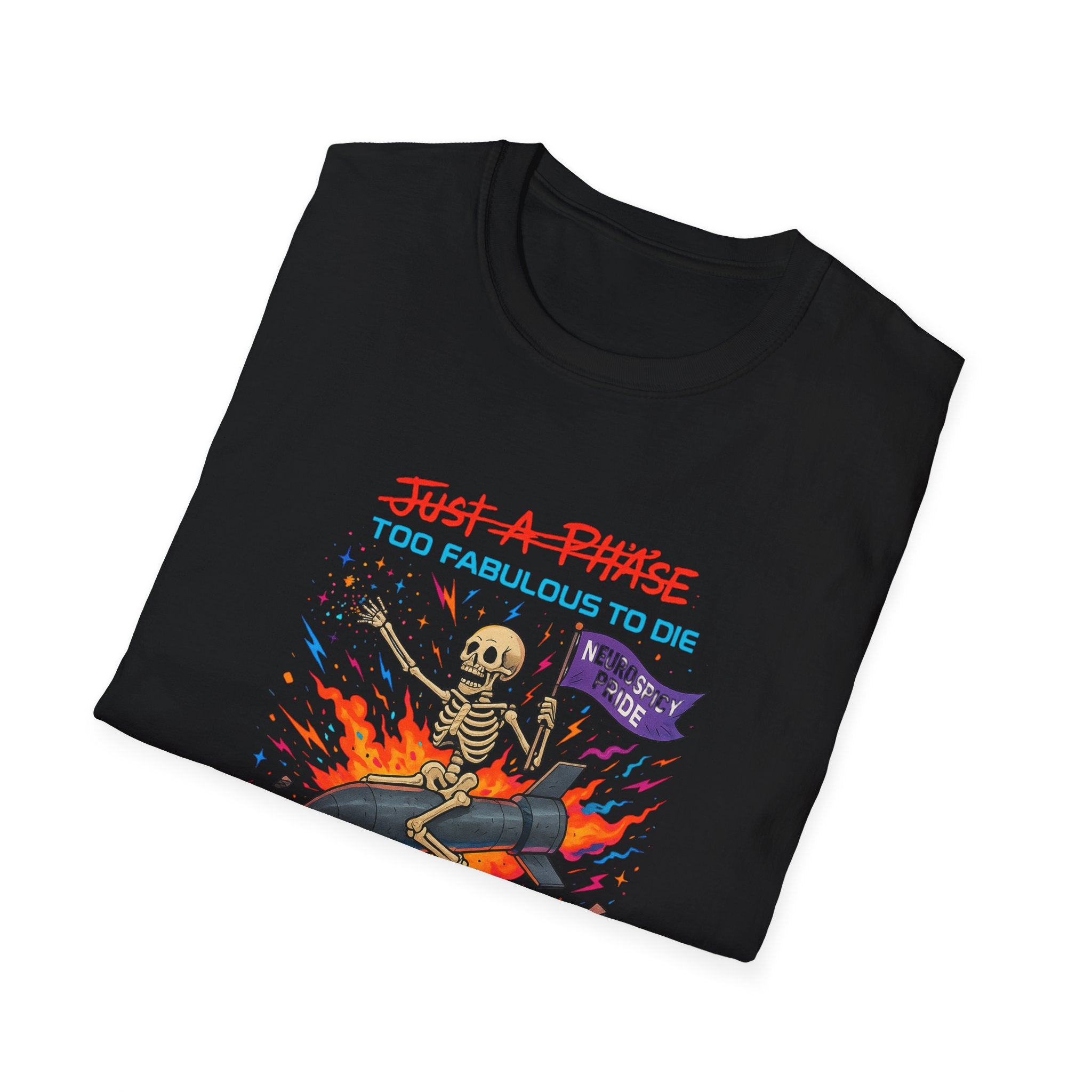 Autistic and Gay Neurospicy T-Shirt