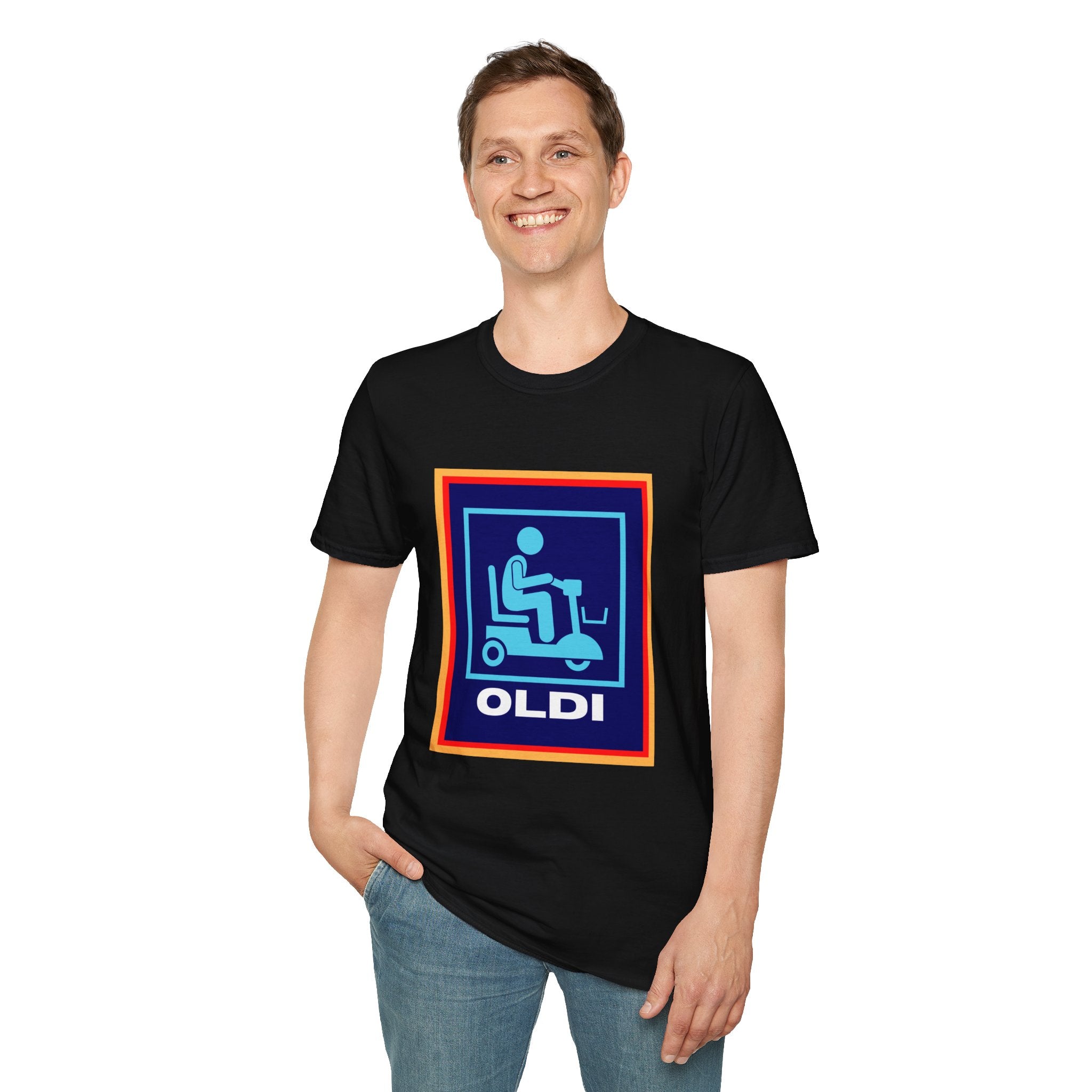 Oldi Scooter Funny Aldi Parody Unisex T-Shirt