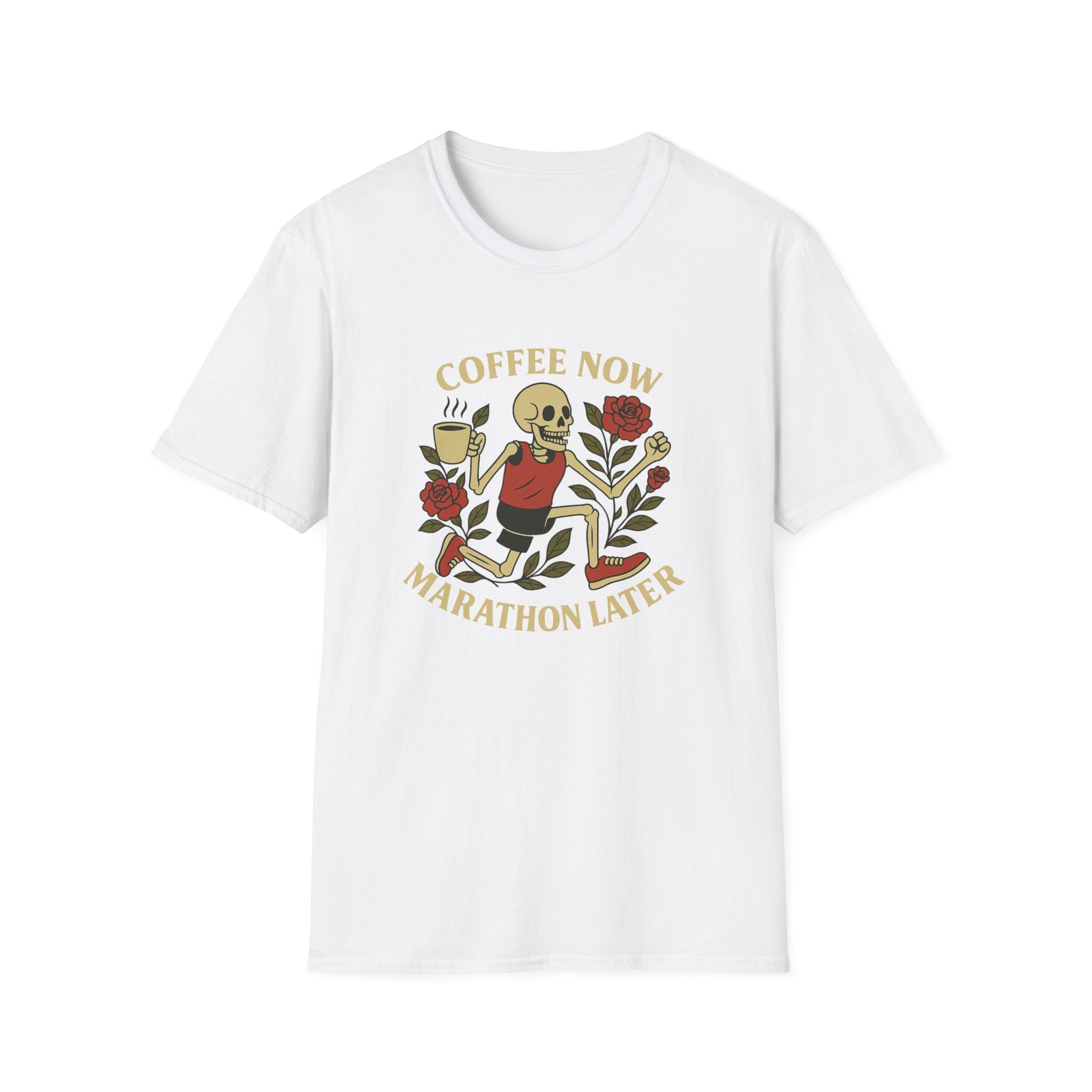 Coffee Now Marathon Later T-Shirt