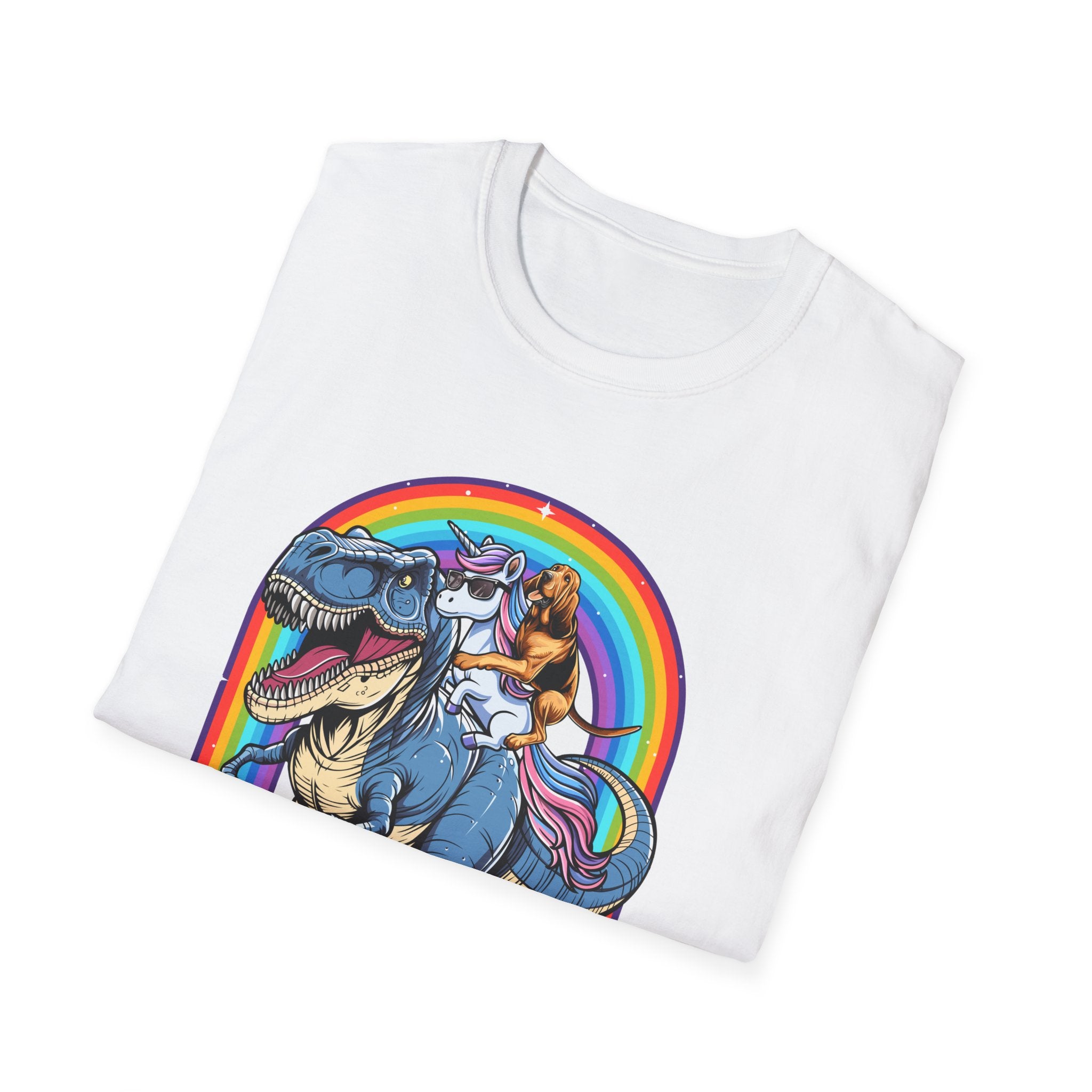 Funny Bloodhound Dog Unicorn T-Shirt