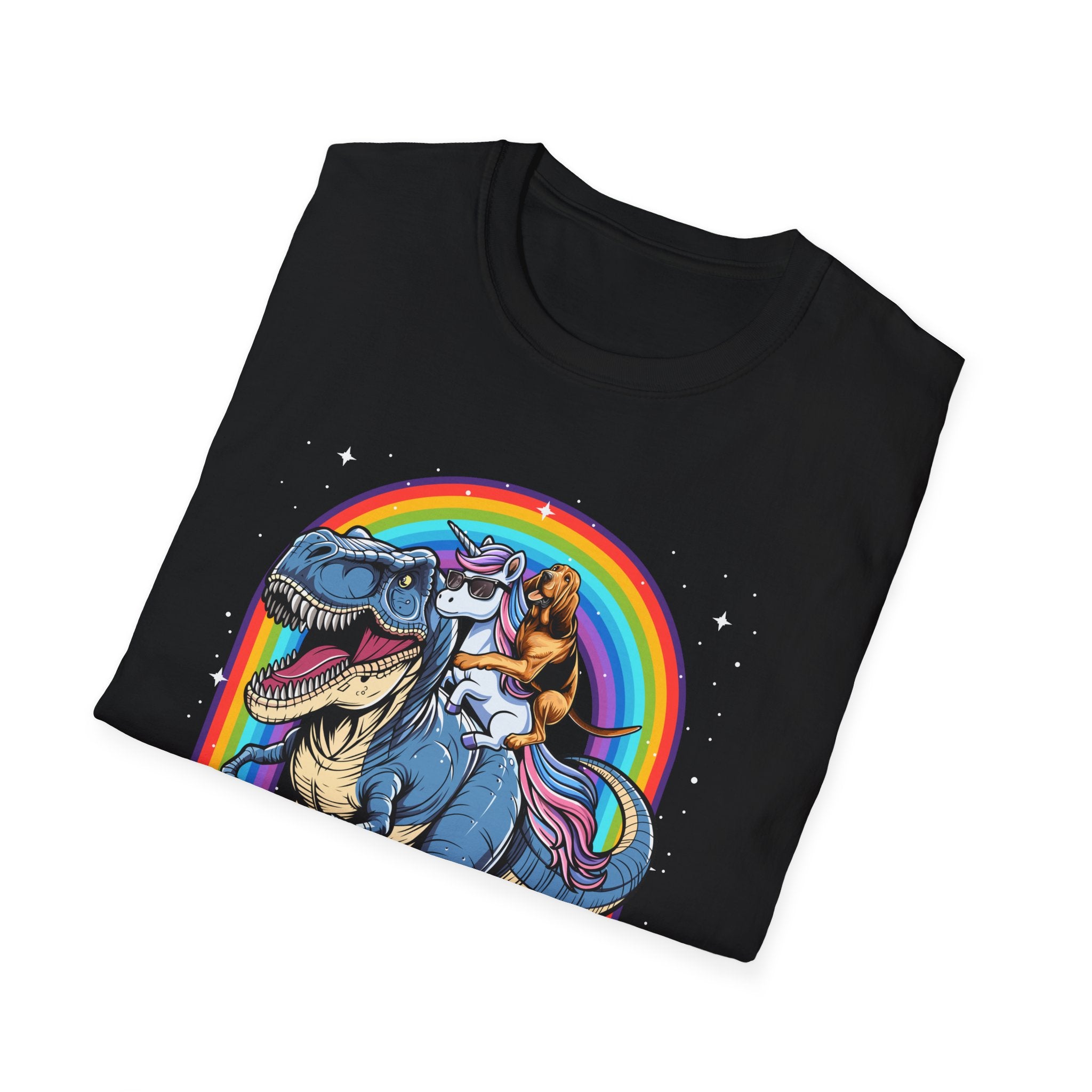 Funny Bloodhound Dog Unicorn T-Shirt